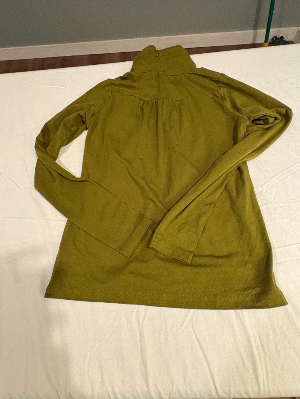 Aventura Olive Green Long Sleeve Turtleneck